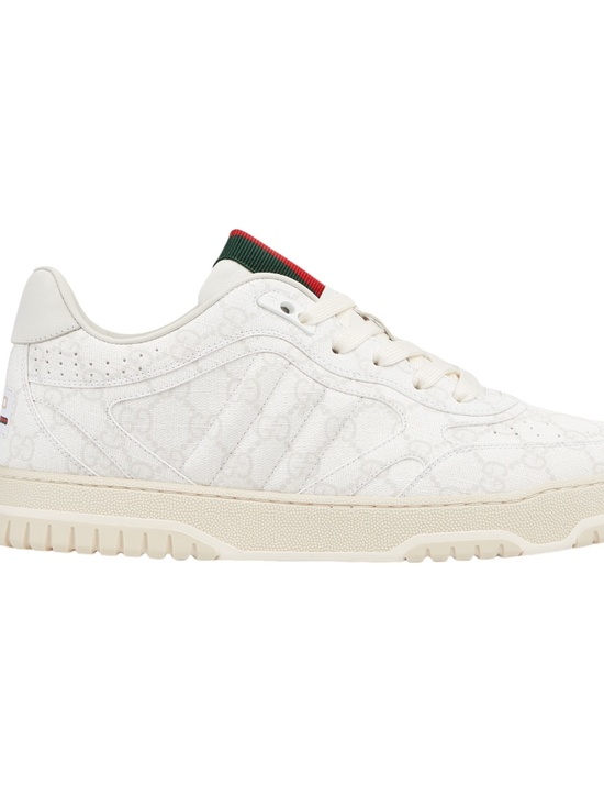 GUCCI Men\'s Re-Web White/Beige GG Canvas Sneaker Size 10.5 (US) NIB 816665
